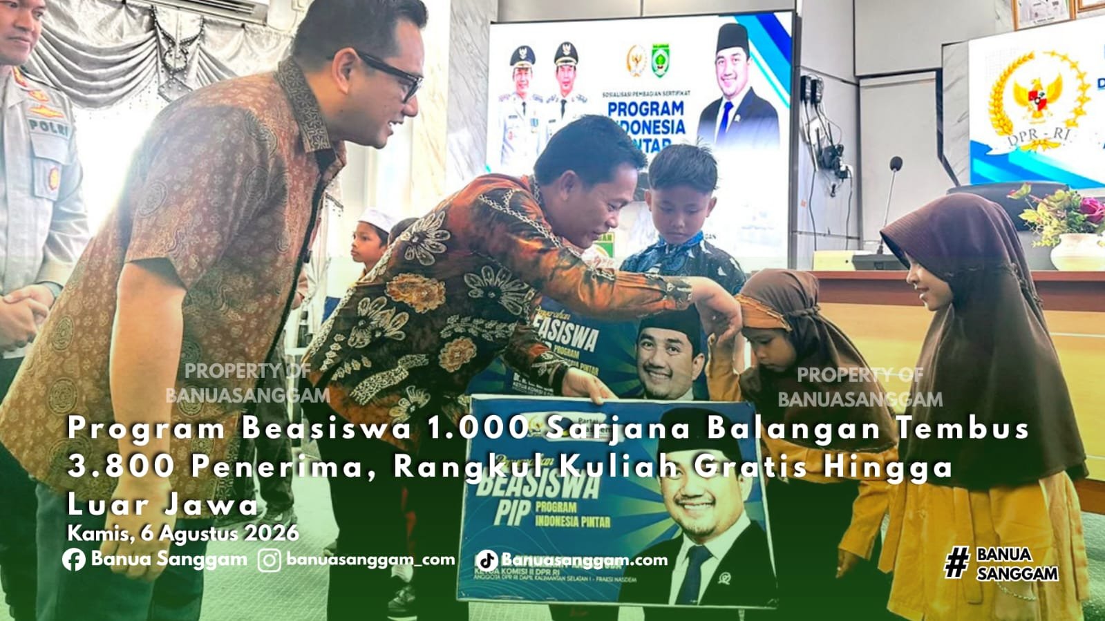 Program Beasiswa 1.000 Sarjana Balangan Tembus 3.800 Penerima, Rangkul Kuliah Gratis Hingga Luar Jawa
