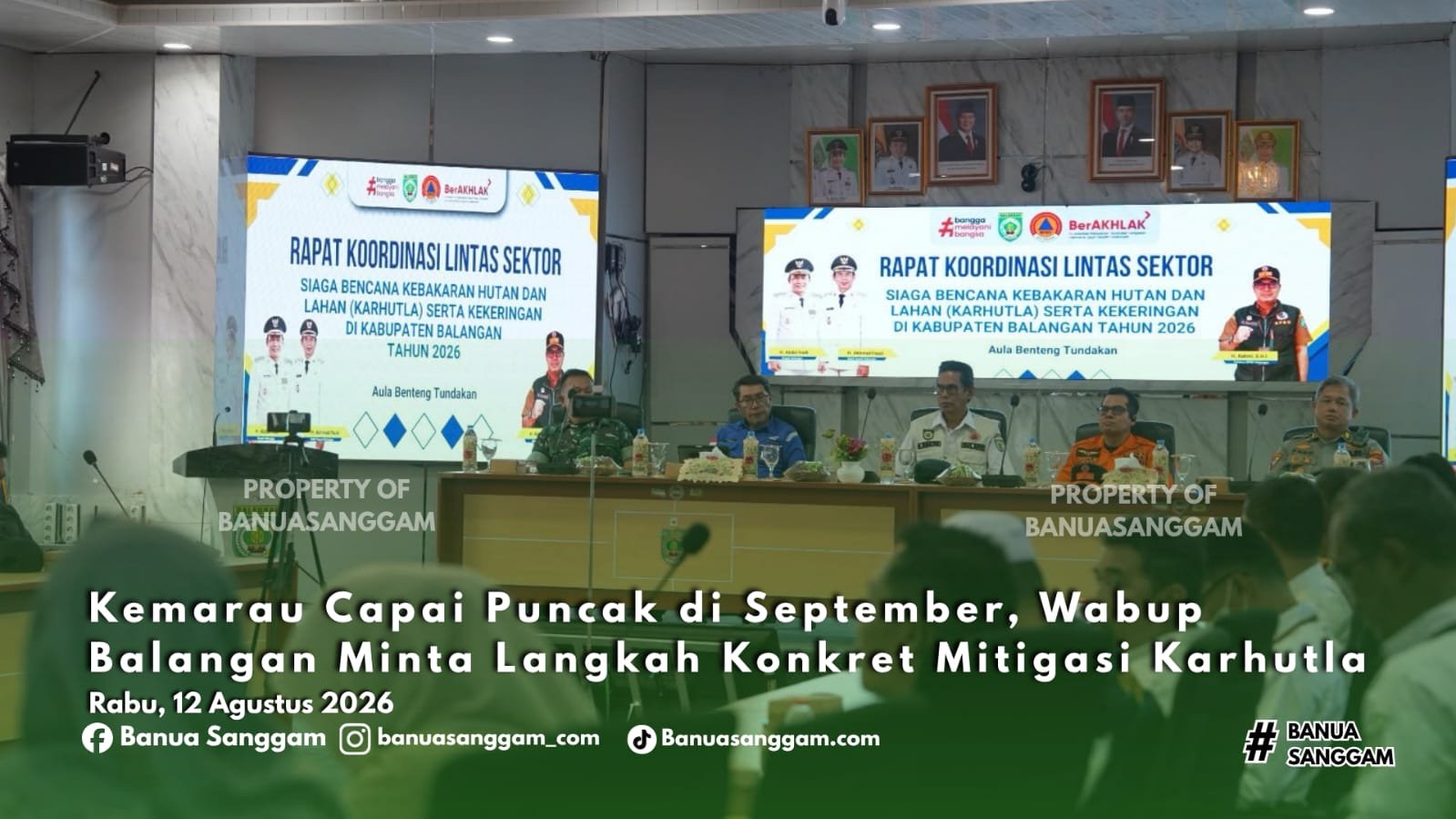 Kemarau Capai Puncak di September, Wabup Balangan Minta Langkah Konkret Mitigasi Karhutla