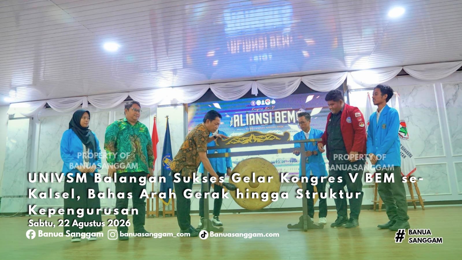 UNIVSM Balangan Sukses Gelar Kongres V BEM se-Kalsel, Bahas Arah Gerak hingga Struktur Kepengurusan