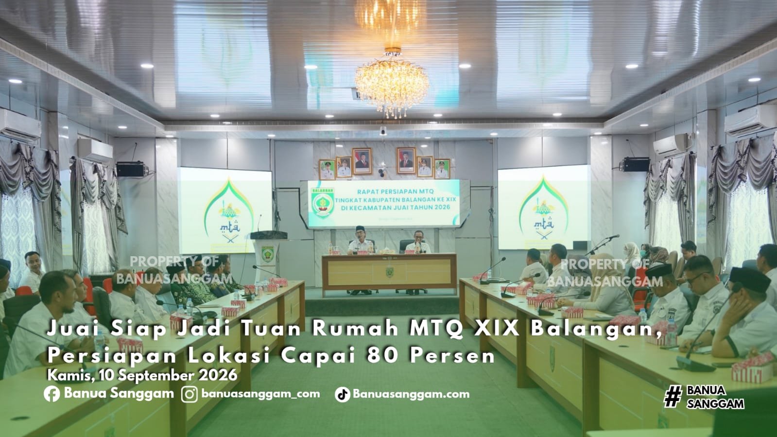 Juai Siap Jadi Tuan Rumah MTQ XIX Balangan, Persiapan Lokasi Capai 80 Persen