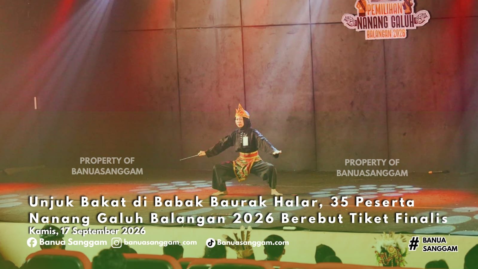 Unjuk Bakat di Babak Baurak Halar, 35 Peserta Nanang Galuh Balangan 2026 Berebut Tiket Finalis